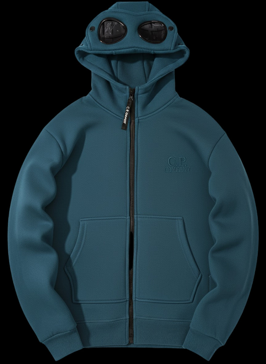 C.P. COMPANY GOGGLE ZIPPED JACKET