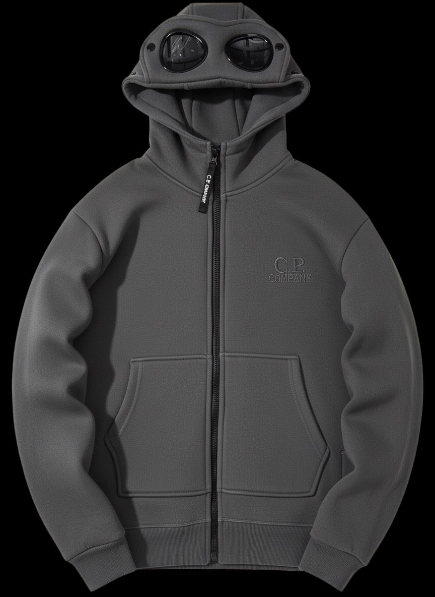 C.P. COMPANY GOGGLE ZIPPED JACKET